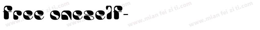 free oneself字体转换